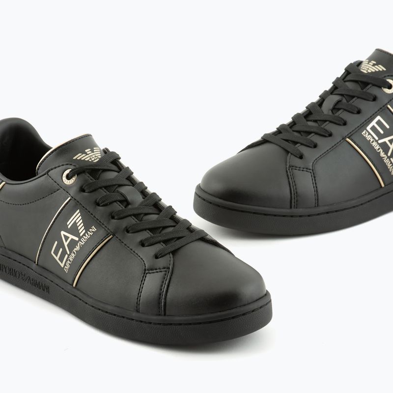 Boty EA7 Emporio Armani Classic Logo triple black/ gold boty 12