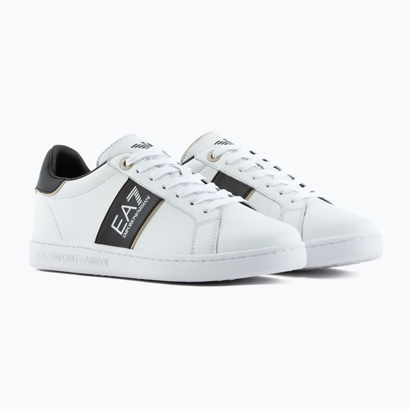 Boty EA7 Emporio Armani Classic Logo white/ black/ gold 8