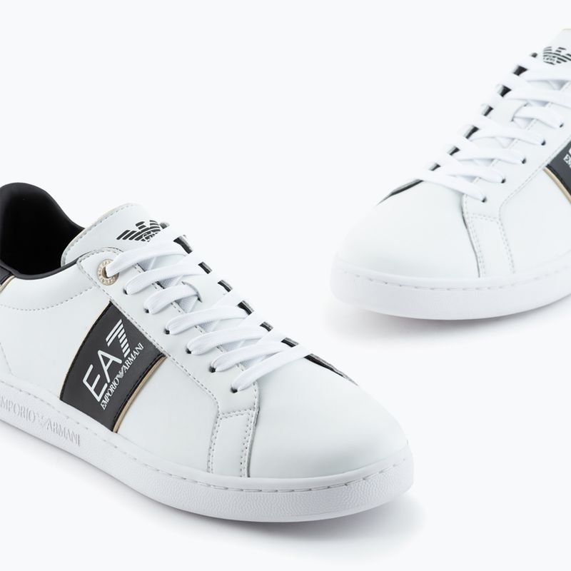 Boty EA7 Emporio Armani Classic Logo white/ black/ gold 13