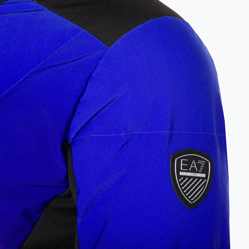 Pánská lyžařská bunda EA7 Emporio Armani Fiacca Piumino 6RPG06 odstín modrá 3