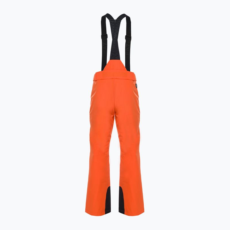 EA7 Emporio Armani pánské lyžařské kalhoty Pantaloni 6RPP27 fluo orange 2