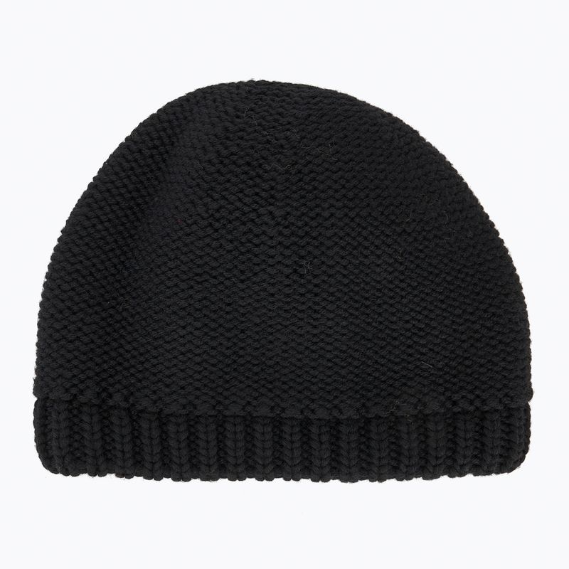 Pánská zimní čepice Woolrich Merino Wool Logo Beanie black 4