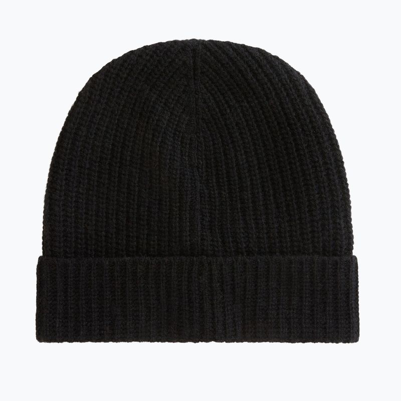 Pánská zimní čepice Woolrich Knitted Ribbed Beanie black 2