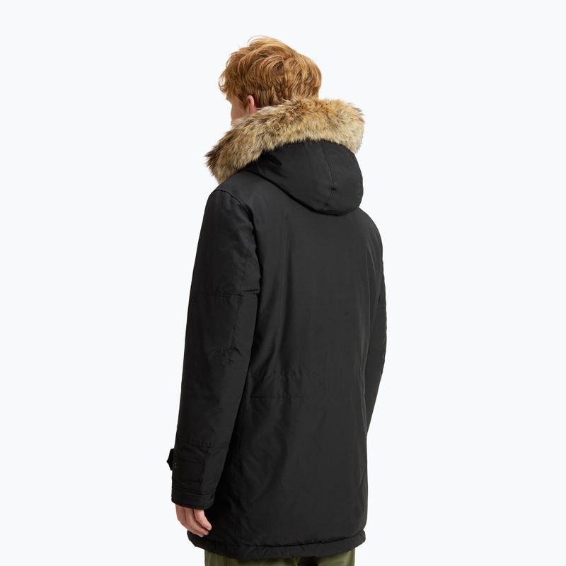 Pánská bunda Woolrich Polar High Collar Fur black 3