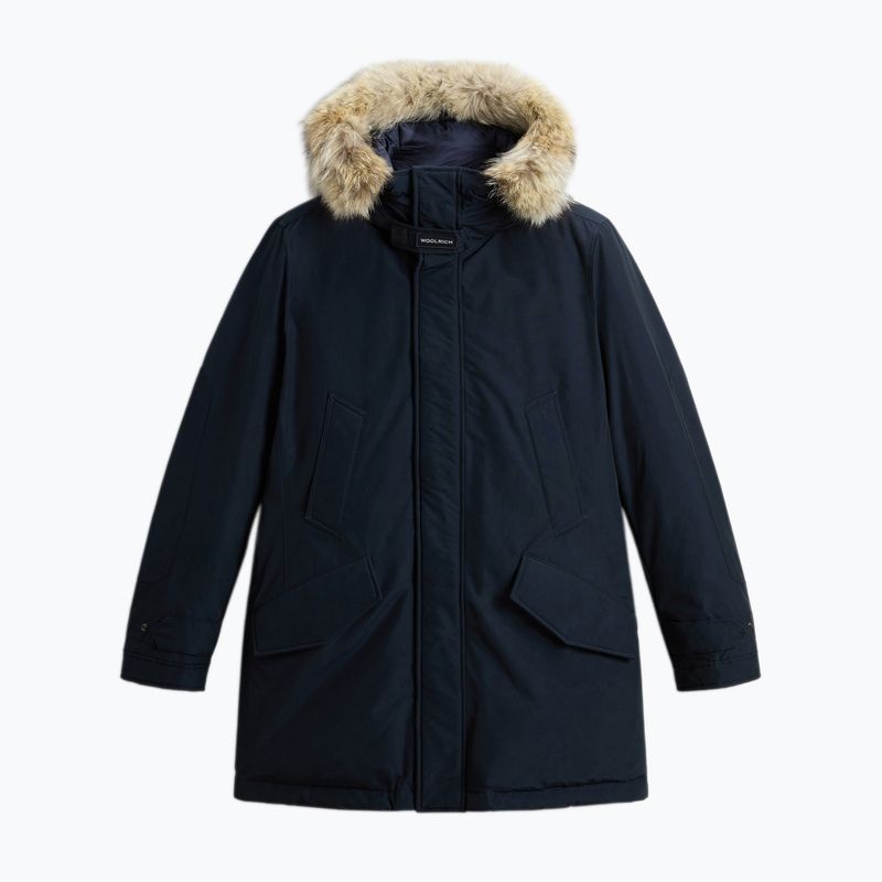 Pánská bunda Woolrich Polar High Collar Fur melton blue 5