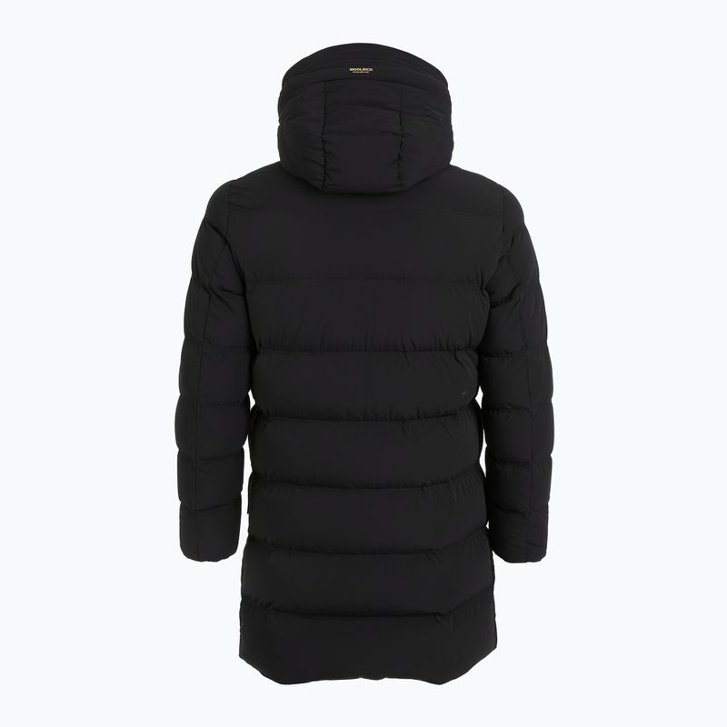 Pánská bunda Woolrich Matt Stretch Long Puffer black 7