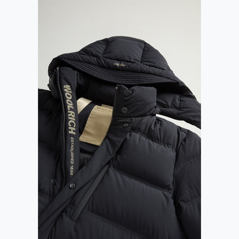Pánská bunda Woolrich Matt Stretch Long Puffer black 17