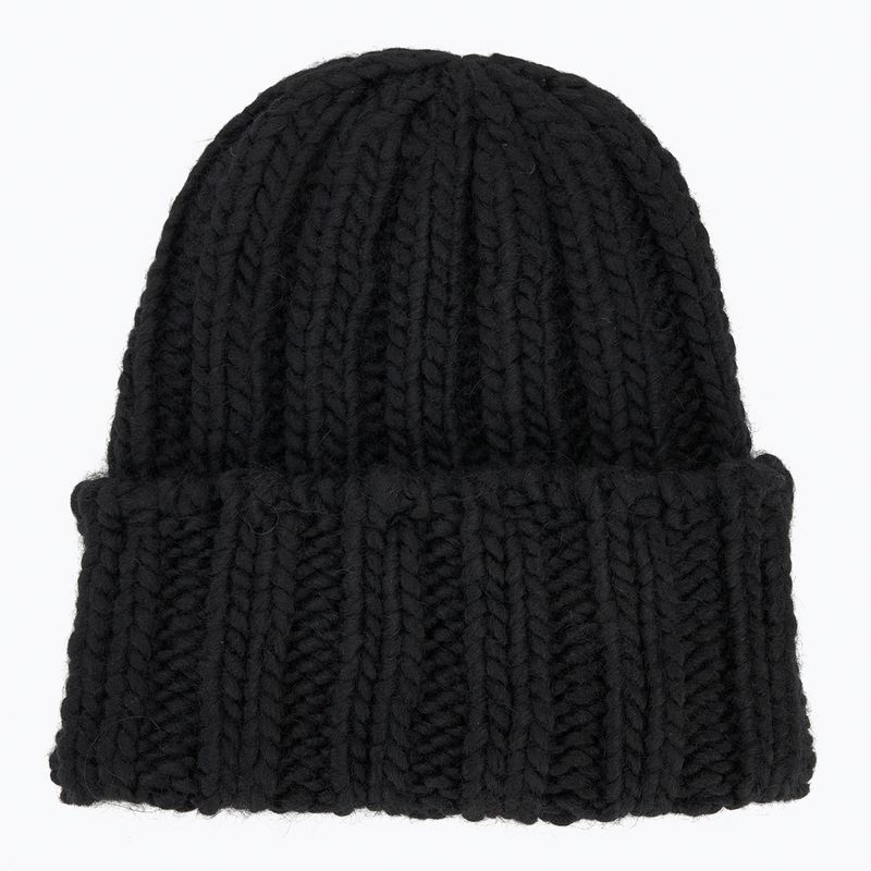 Dámská zimní čepice Woolrich Chunky Beanie black 2
