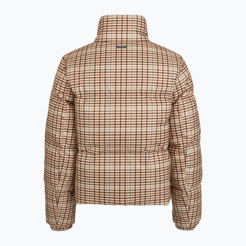 Dámská bunda Woolrich Printed Wool beige check 2