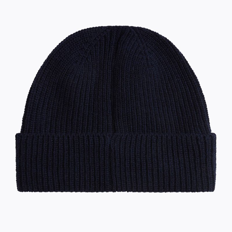 Pánská zimní čepice Woolrich Knitted Ribbed Beanie melton blue 2