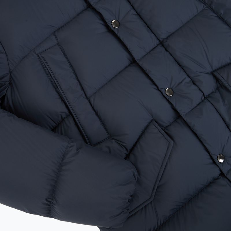 Pánská bunda Kurtka Woolrich Cloud Davis Parka melton blue 4