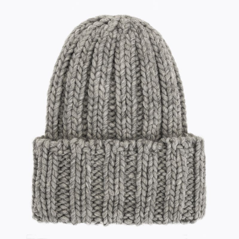 Dámská zimní čepice Woolrich Chunky Beanie light grey melange 2