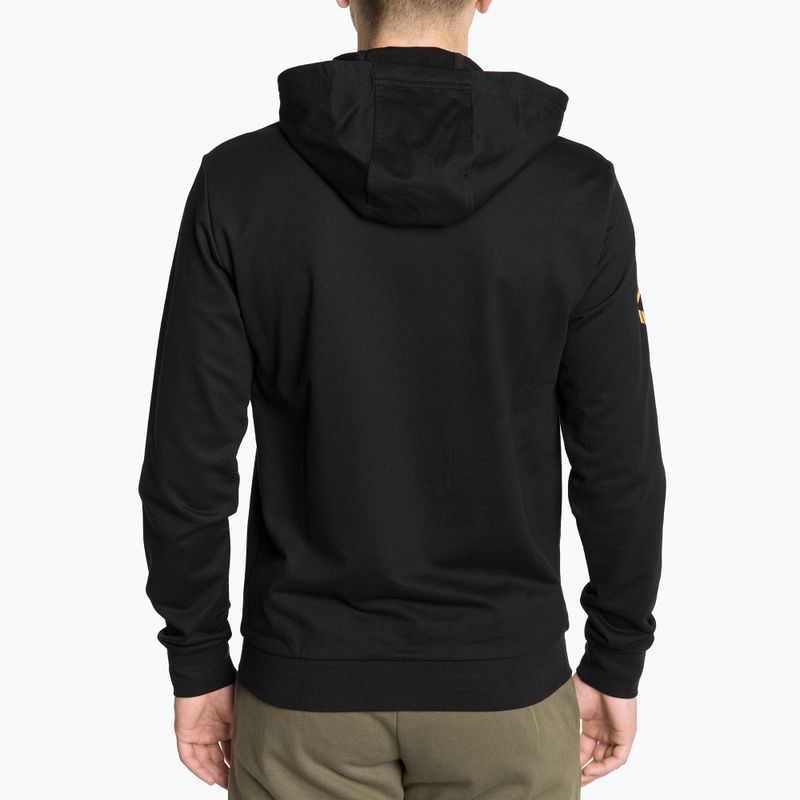 Pánská mikina EA7 Emporio Armani Train Logo Series Hoodie Extended Logo Coft black/gold logo 2