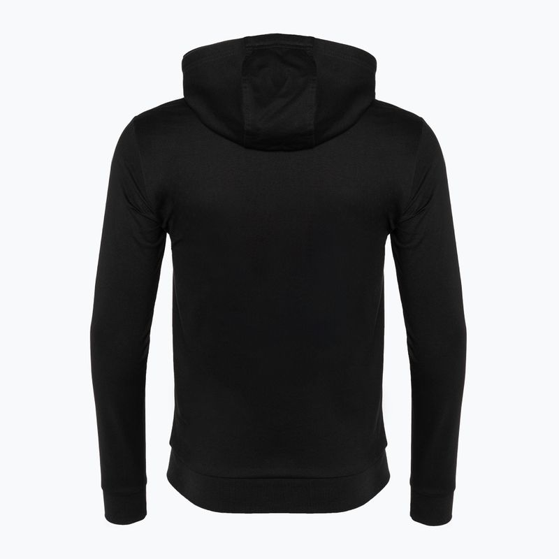 Pánská mikina EA7 Emporio Armani Train Logo Series Hoodie Extended Logo Coft black/gold logo 6