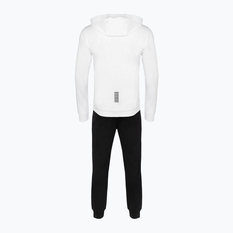 Pánská tepláková sourpava EA7 Emporio Armani Train Core ID Hoodie Coft white/black 2