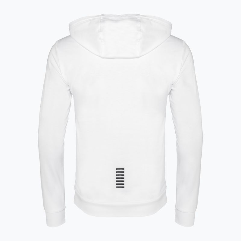 Pánská tepláková sourpava EA7 Emporio Armani Train Core ID Hoodie Coft white/black 4