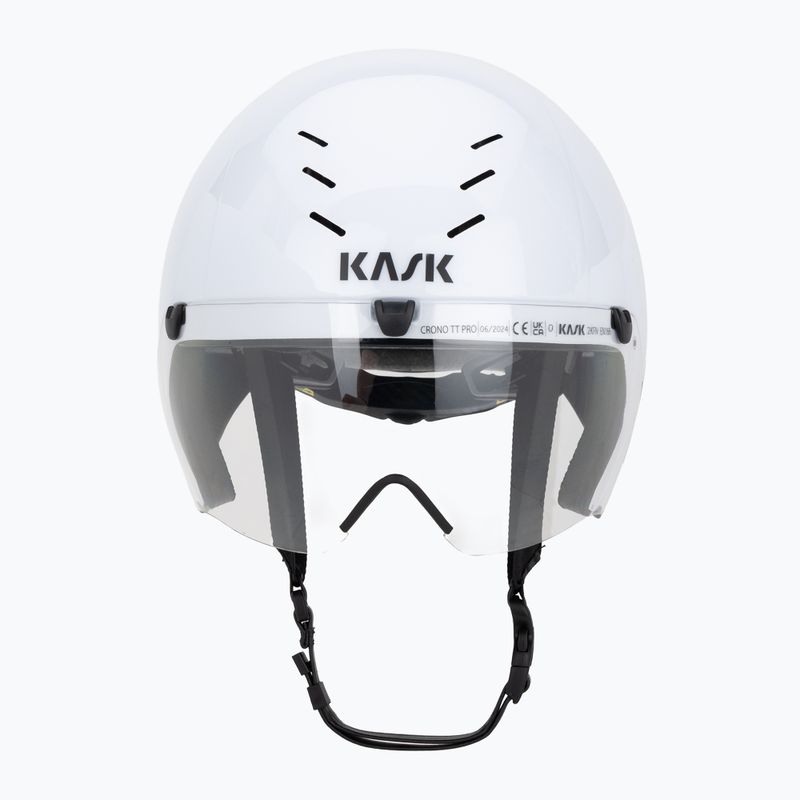 Cyklistická helma KASK Bambino Pro white/clear 2