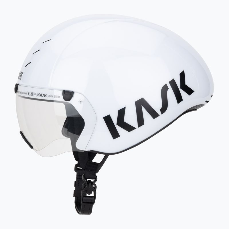 Cyklistická helma KASK Bambino Pro white/clear 3