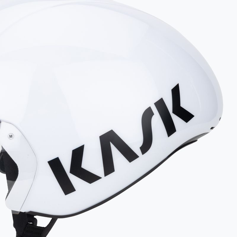 Cyklistická helma KASK Bambino Pro white/clear 7