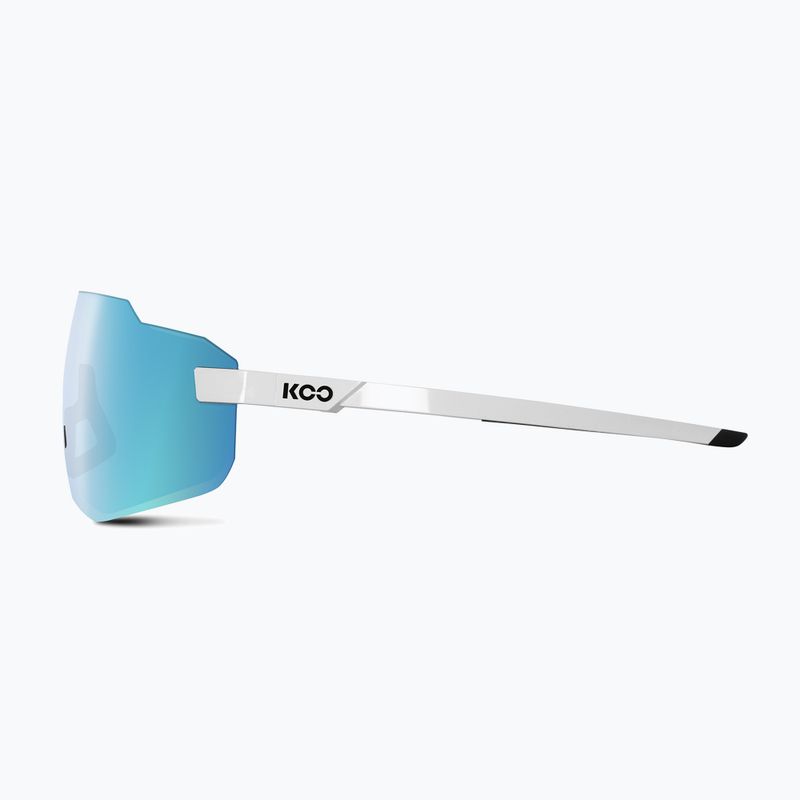 Sluneční brýle Koo Supernova white/turquoise mirror 3