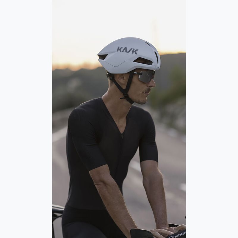 Cyklistická přilba KASK Nirvana white matte 9