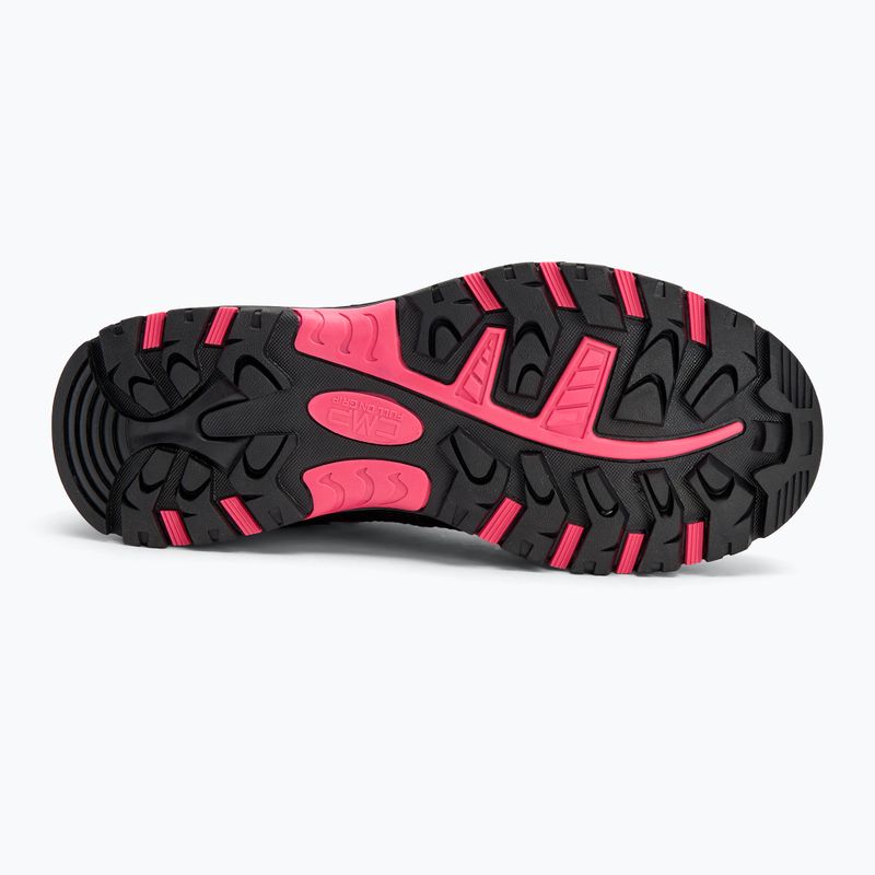 Juniorské boty CMP Rigel Low Wp berry / pink fluo 4