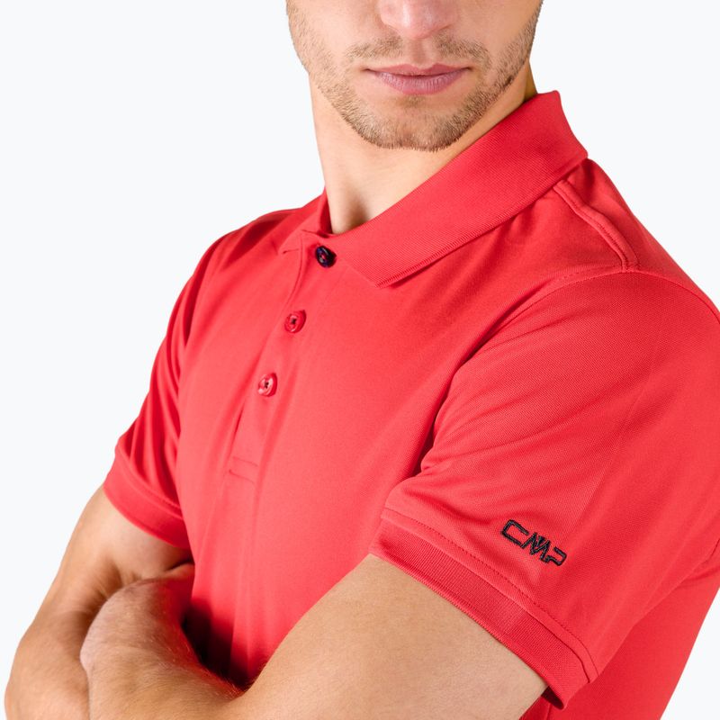 Pánské polo tričko CMP červené 3T60077/C812 4