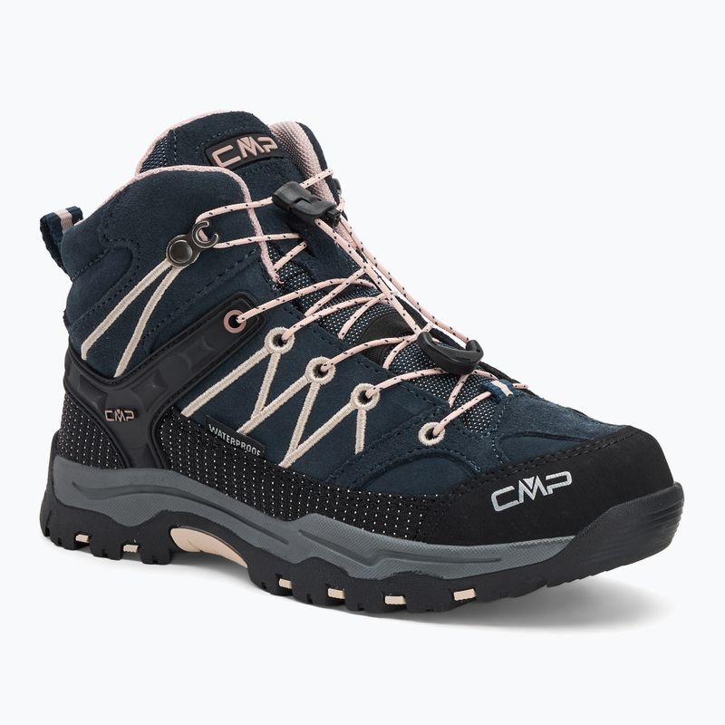 Dětské trekové boty CMP Rigel Mid Wp asphalt/rose