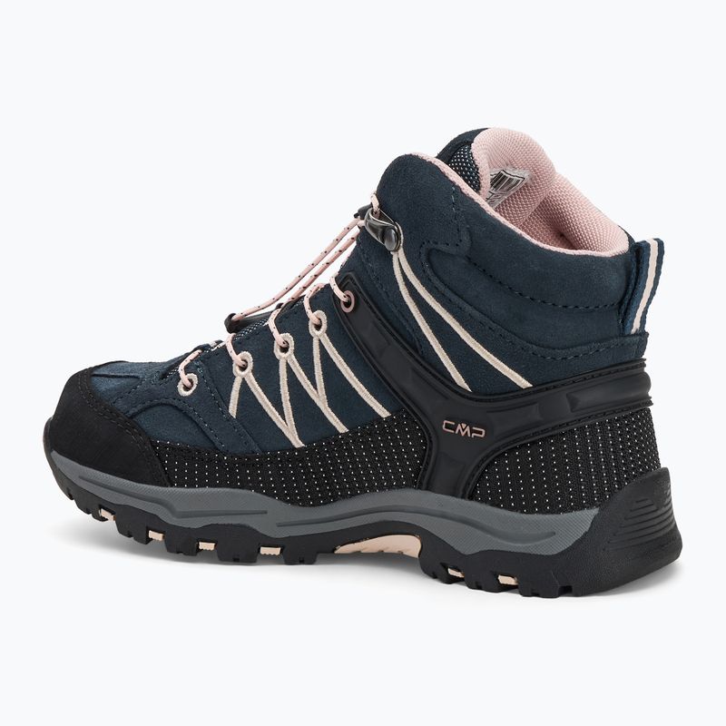 Dětské trekové boty CMP Rigel Mid Wp asphalt/rose 3