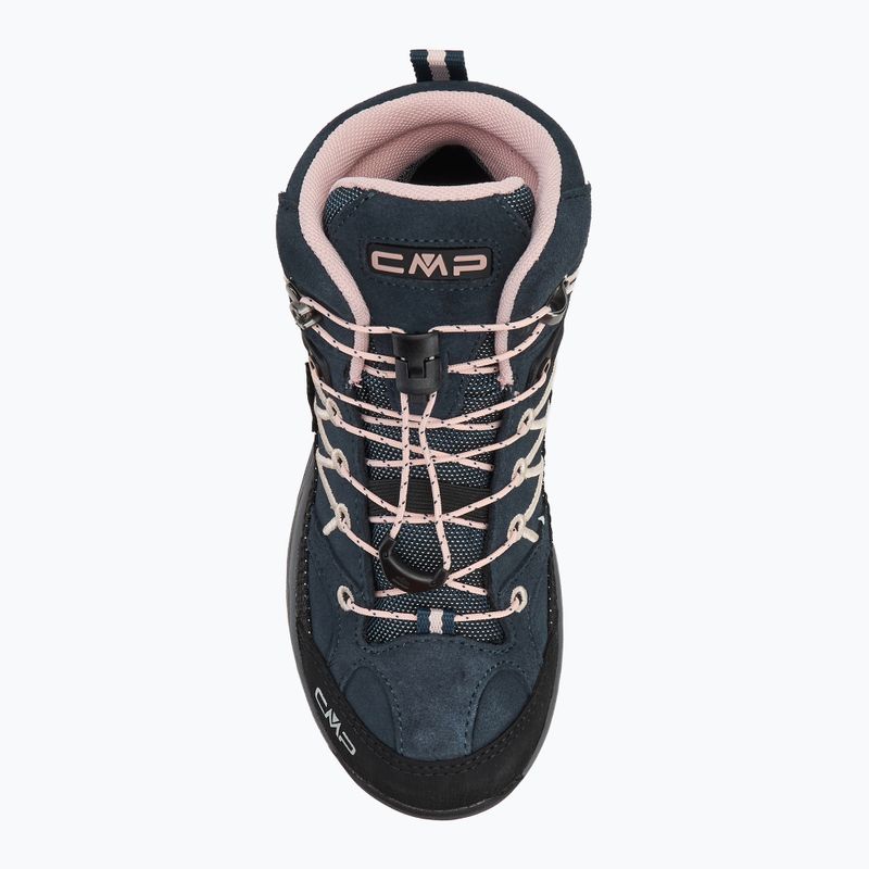 Dětské trekové boty CMP Rigel Mid Wp asphalt/rose 5