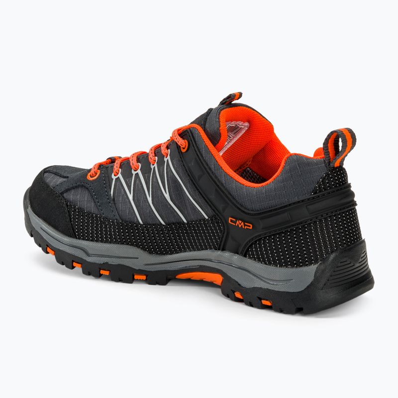 Dětské trekové boty CMP Rigel Low Wp anthracite/flash orange 3