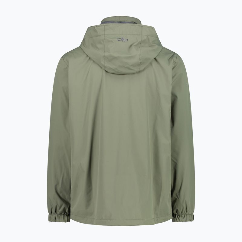 Pánská nepromokavá bunda CMP Snaps zelená 39X7367/F832 3