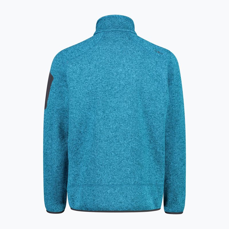 Pánská fleece mikina CMP modrá 3H60747N/15ML 3