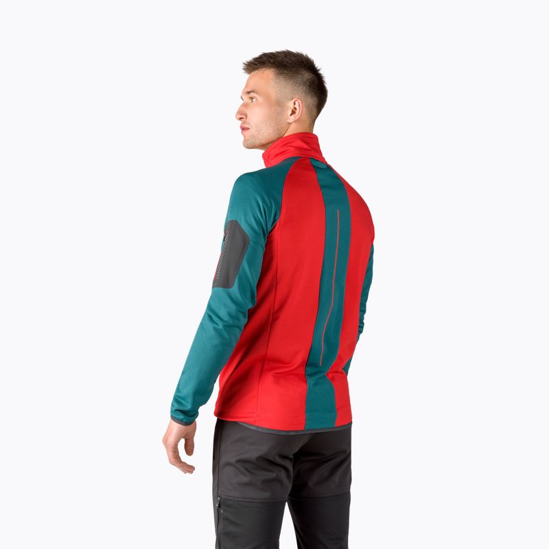 Pánská fleece mikina CMP červená 32G6617/C812 3