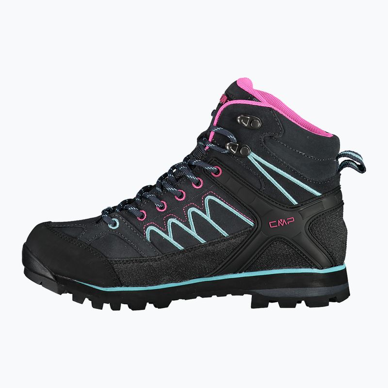 Dámské trekové boty CMP Moon Mid WP anthracite/acqua 10