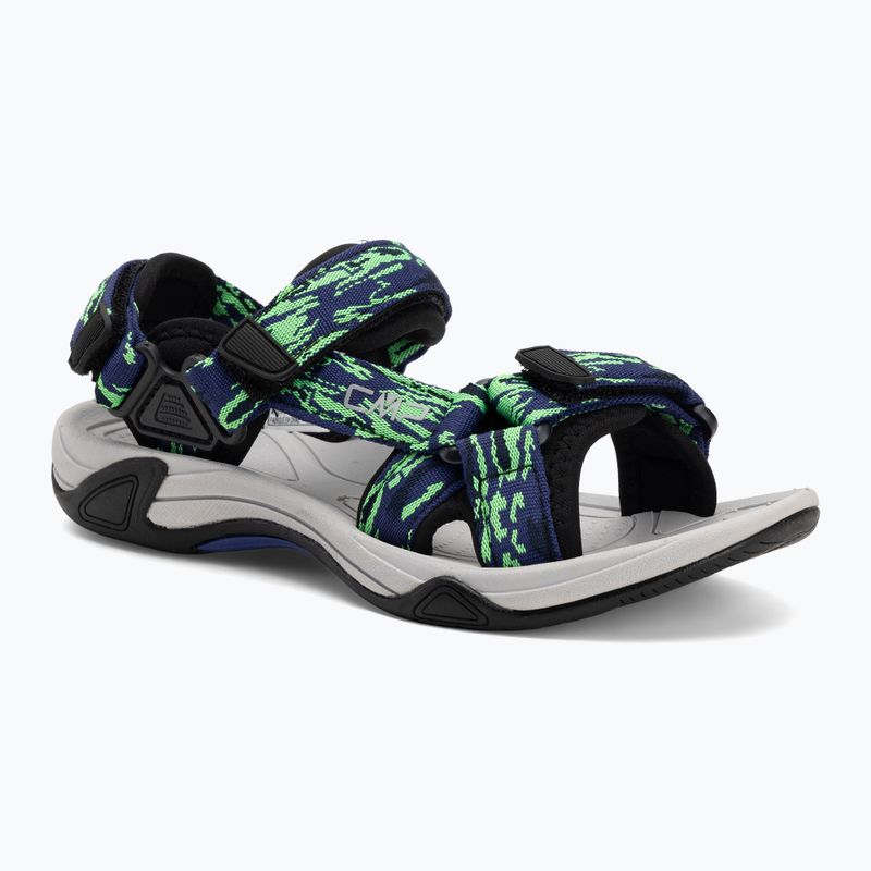 Dětské sandály CMP Hamal b.blue/verde fluo