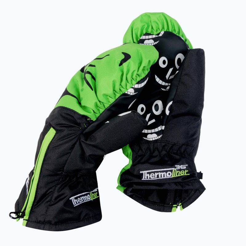 Dětské snowboardové rukavice Level Lucky Mitt zelené 4146 2