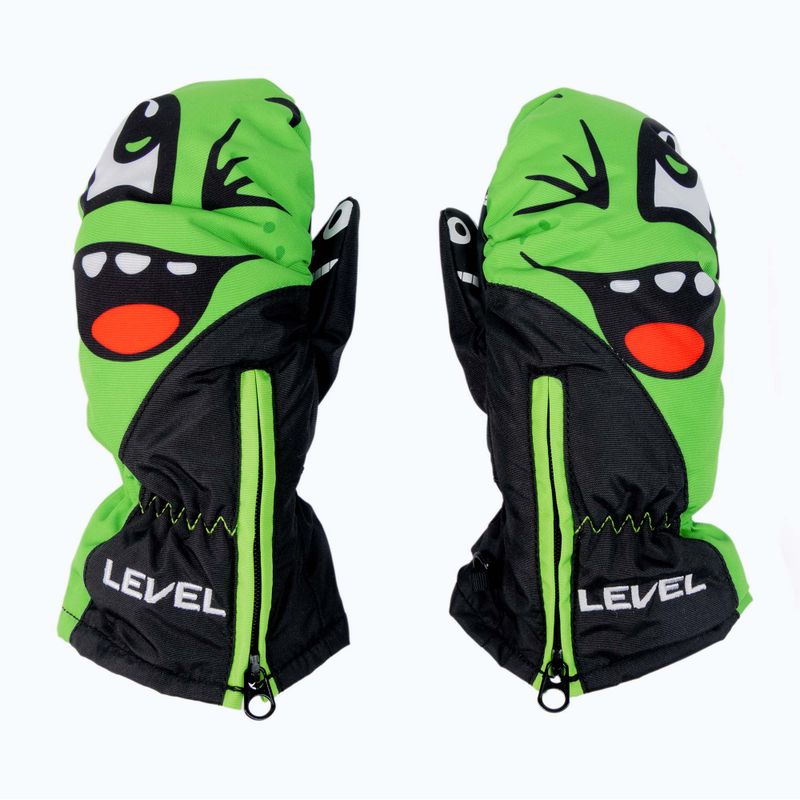 Dětské snowboardové rukavice Level Lucky Mitt zelené 4146 3