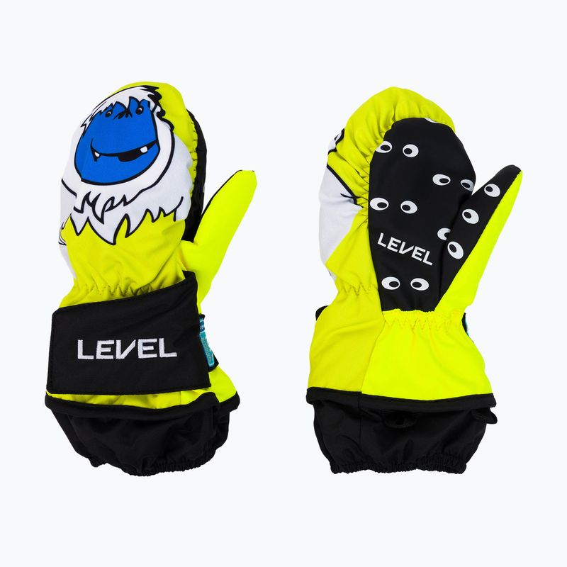 Dětské snowboardové rukavice Level Animal Mitt modro-červené 4174