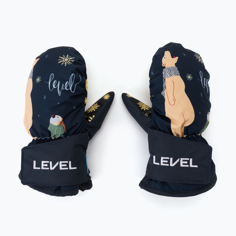 Dětské snowboardové rukavice Level Animal Mitt modré 4174 2