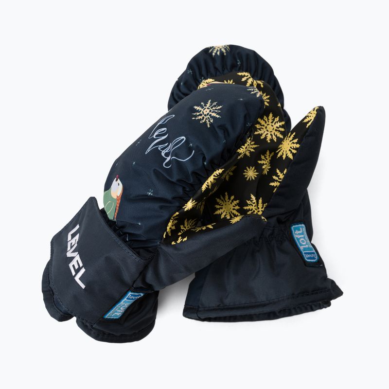 Dětské snowboardové rukavice Level Animal Mitt modré 4174
