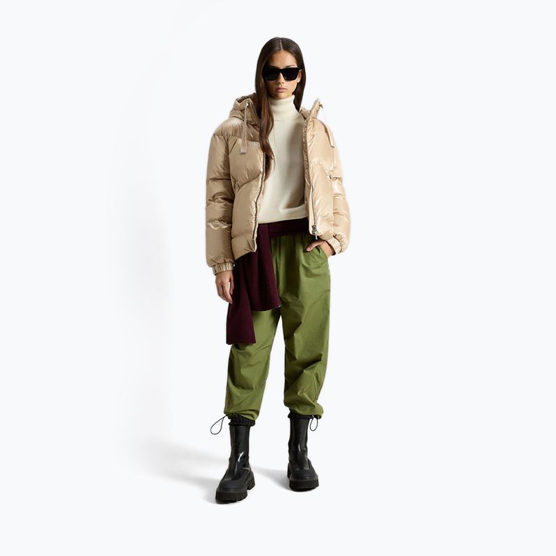 Dámská bunda  Woolrich Aliquippa Short Puffer oxford tan 2