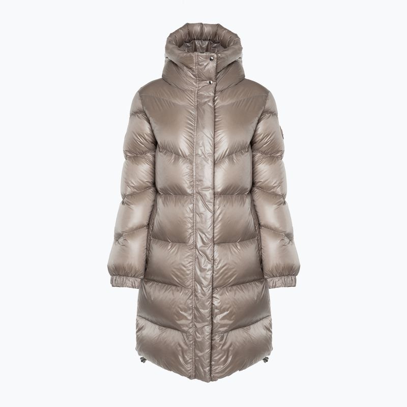 Dámská bunda  Woolrich Aliquippa Long Puffer light taupe