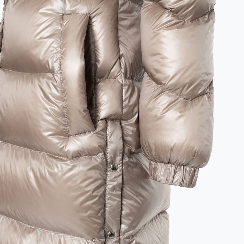 Dámská bunda  Woolrich Aliquippa Long Puffer light taupe 4