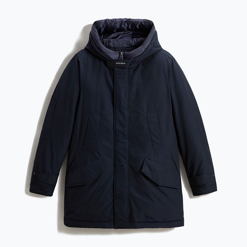 Pánská bunda  Woolrich Polar High Collar Parka melton blue 4