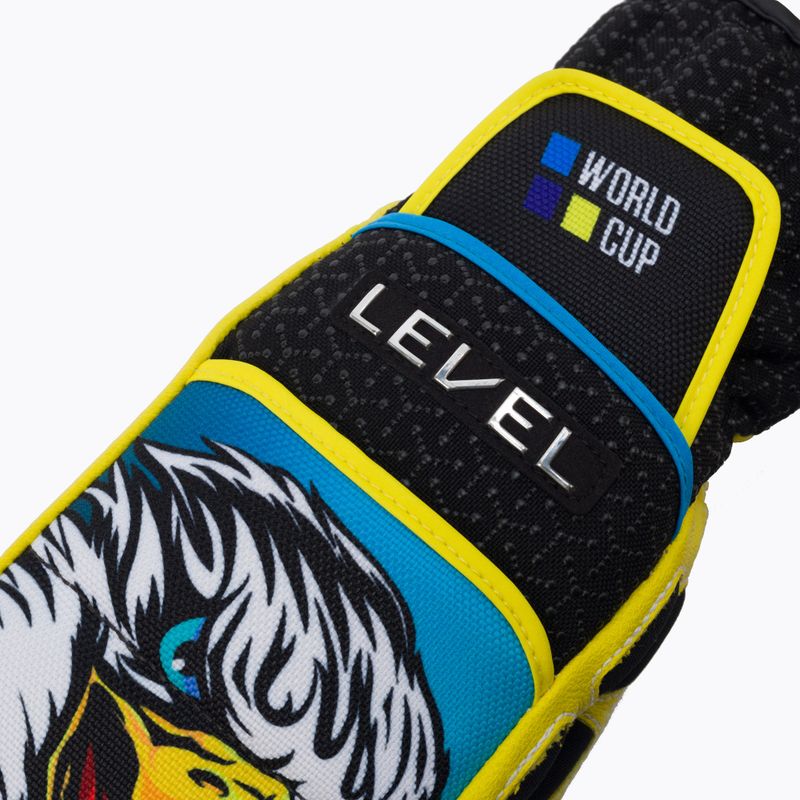 Level dětské lyžařské rukavice Worldcup CF Mitt žluté 4117JM.66 4