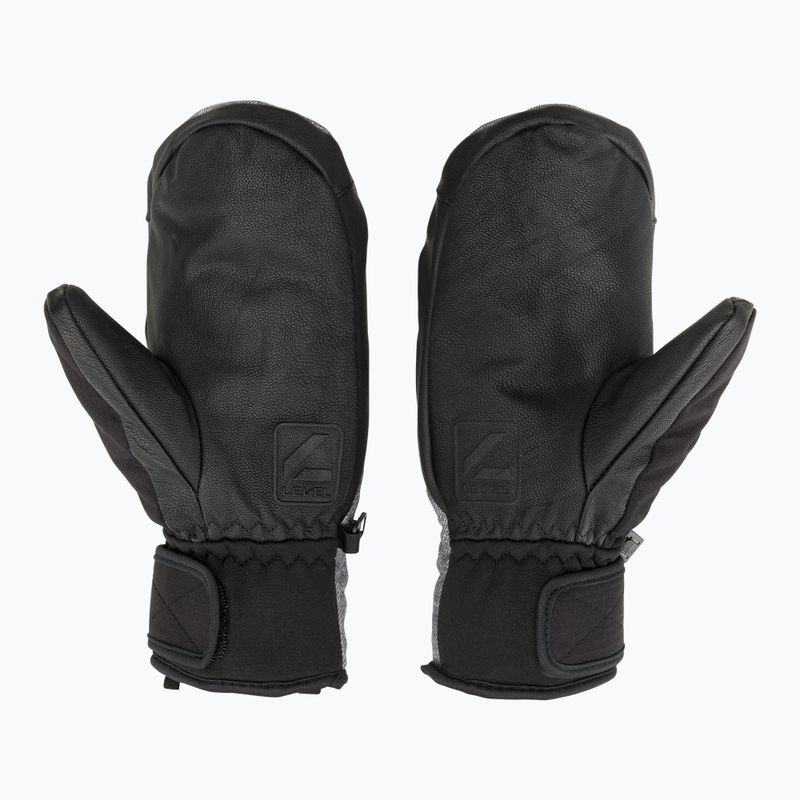 Tmavé lyžařské rukavice Level Vertigo Pro Mitt 2