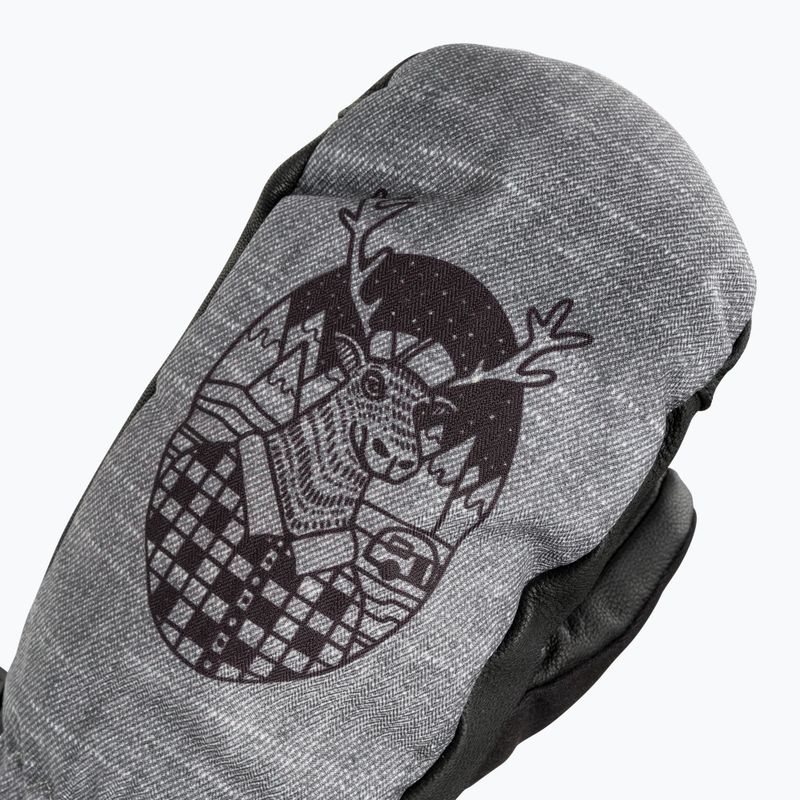 Tmavé lyžařské rukavice Level Vertigo Pro Mitt 4