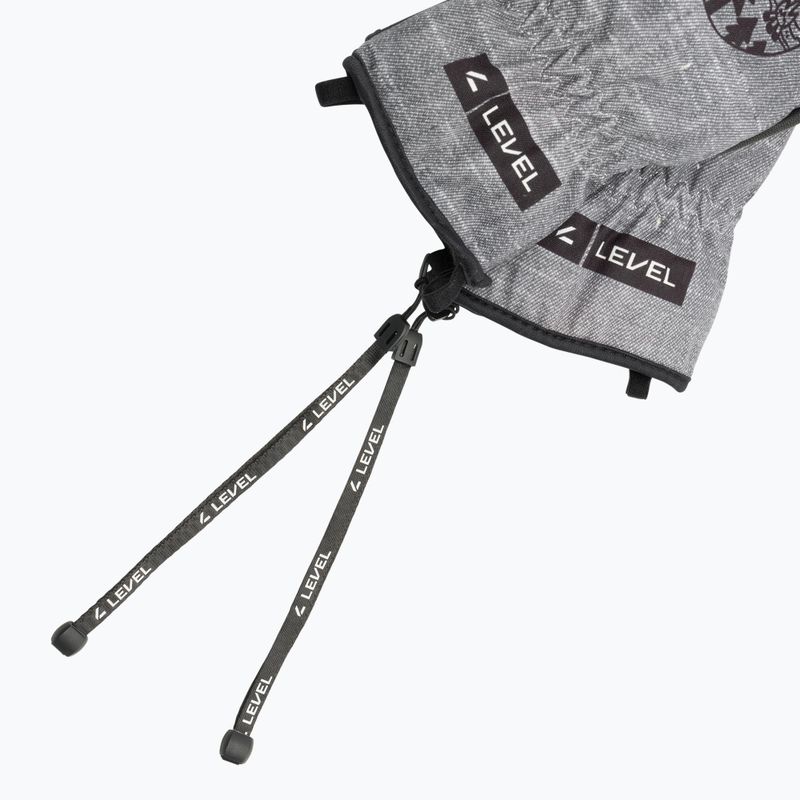 Tmavé lyžařské rukavice Level Vertigo Pro Mitt 5