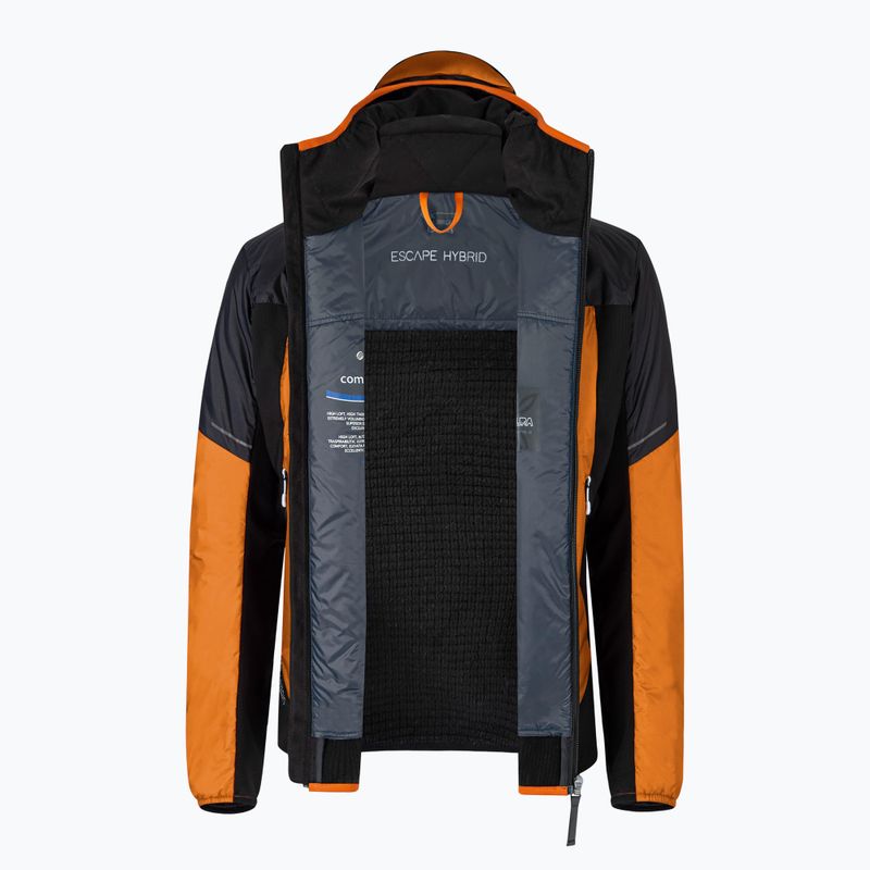 Pánská hybridní bunda  Montura Escape Hybrid mandarino 4